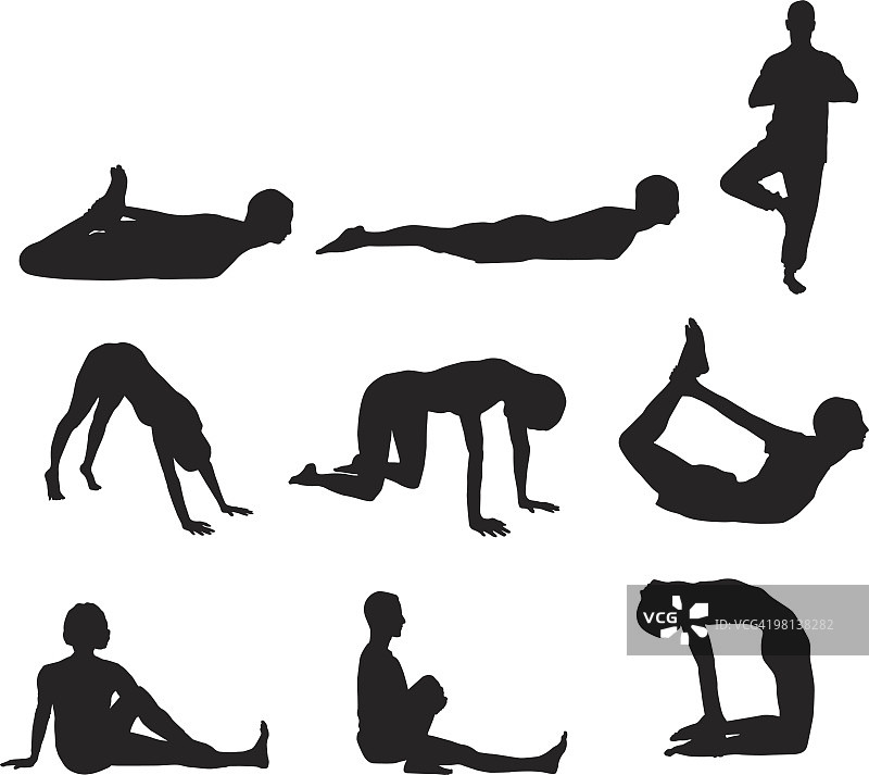锻炼人-瑜伽图片素材