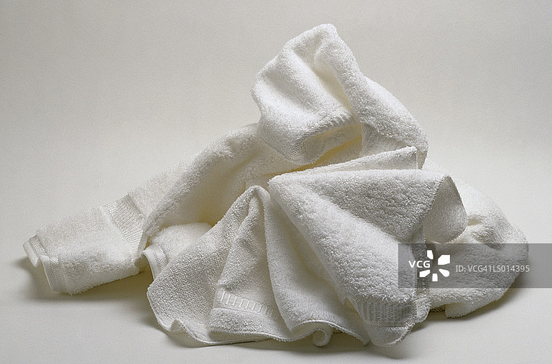 白色的毛巾图片素材