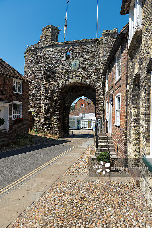 Landgate Arch, Rye，东苏塞克斯，英国图片素材