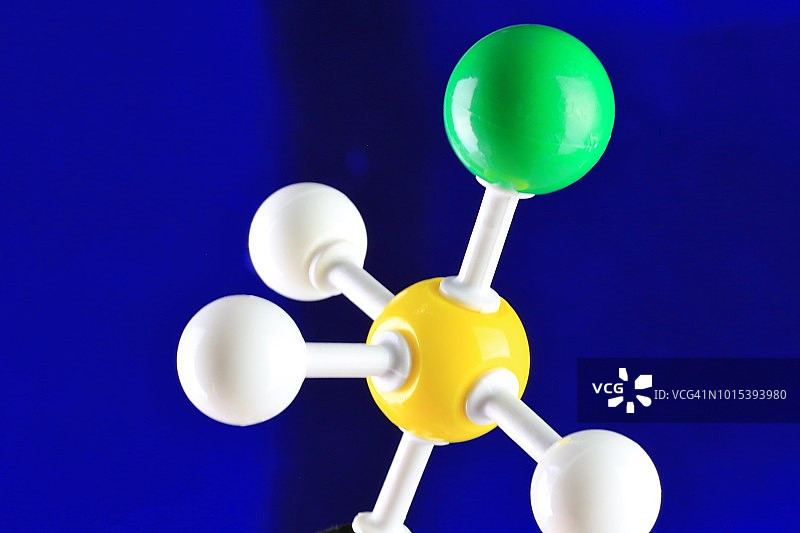 化学分子结构模型图片素材