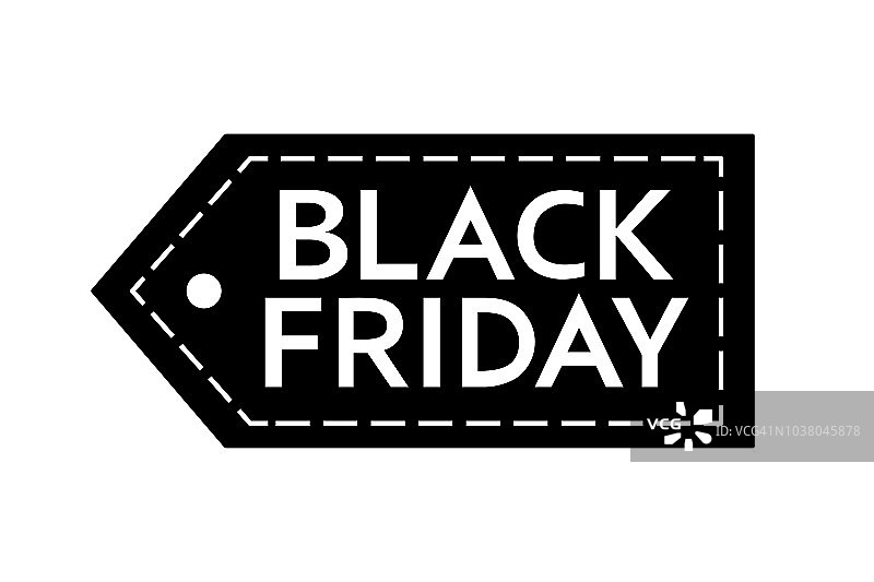 黑色星期五销售。铭文设计模板。“黑色星期五”的横幅。图片素材