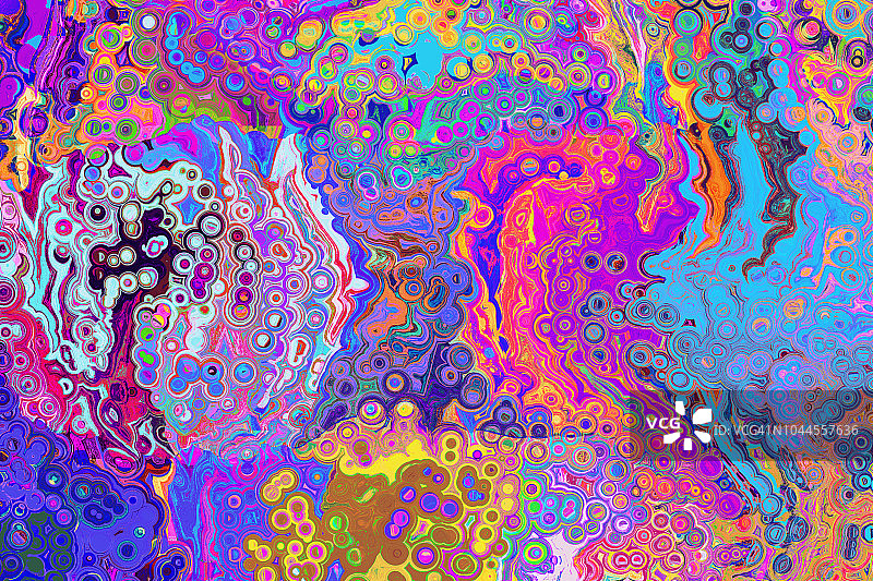 创造性的ebru背景与抽象的波浪画图片素材
