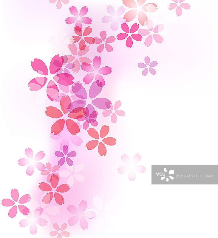 樱花图案背景材料图片素材