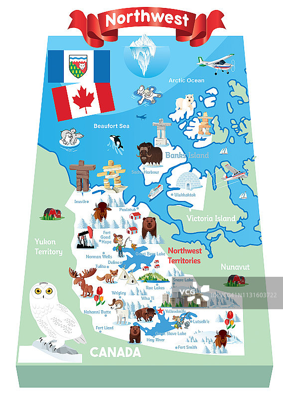 加拿大西北部图片素材