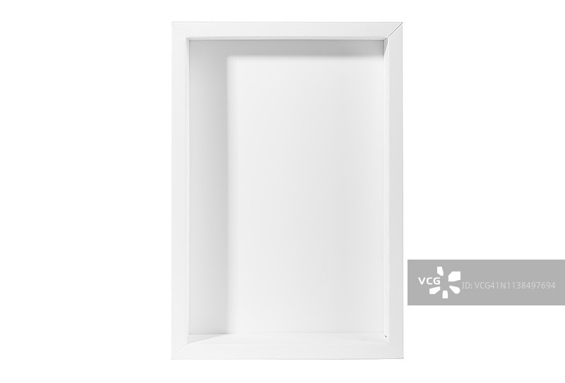 空白空白框模板孤立在白色背景图片素材