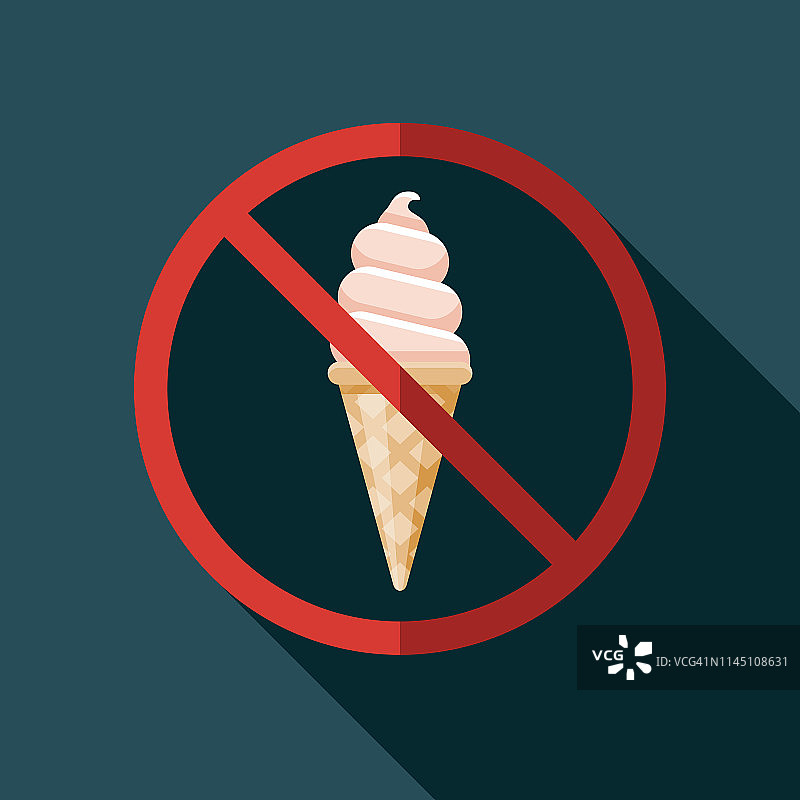 冰淇淋食物过敏图标图片素材
