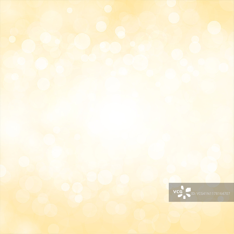 金色，淡黄色和白色的颜色闪烁着闪亮的星相散景圣诞快乐，新年节日背景股票矢量插图。图片素材