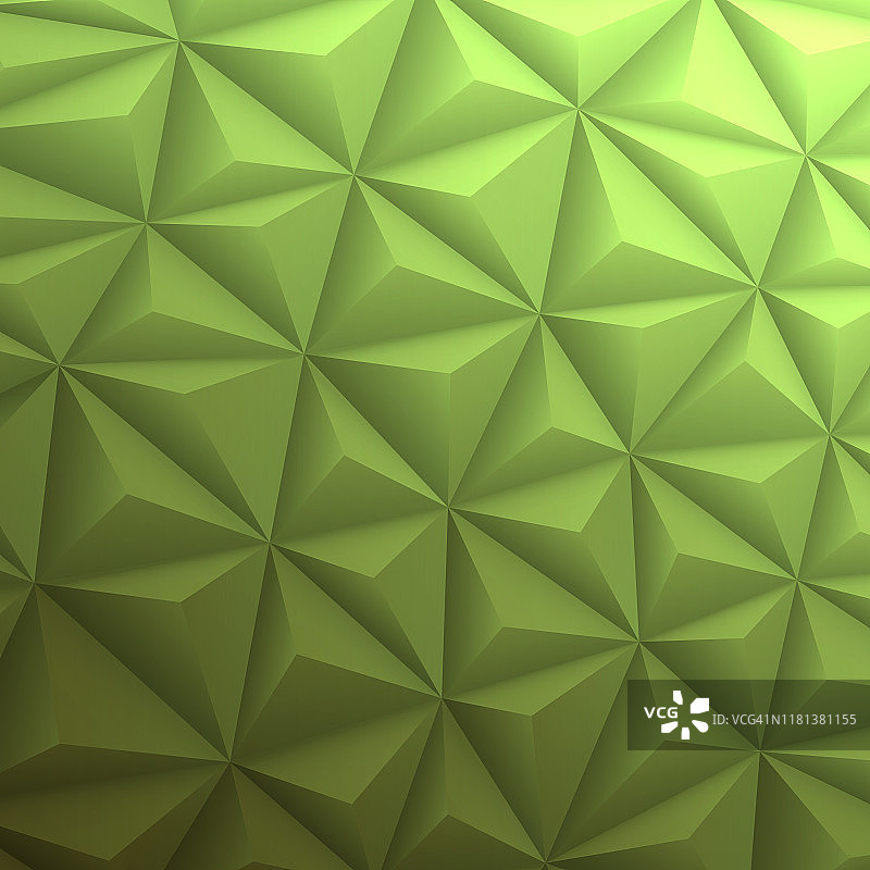 抽象几何纹理-低多边形背景-多边形马赛克-绿色梯度图片素材