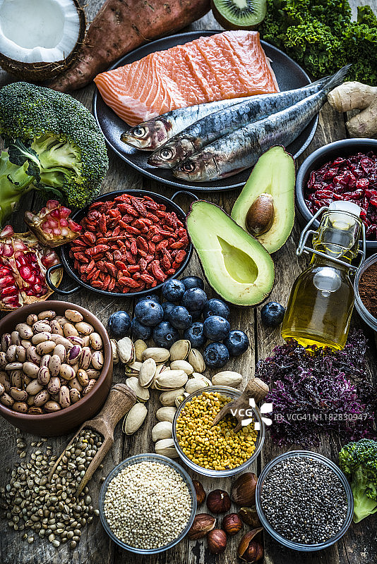 健康饮食:选择抗氧化类食物图片素材