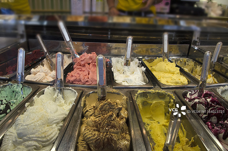 意大利冰淇淋店图片素材