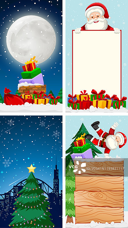 背景模板与圣诞主题图片素材