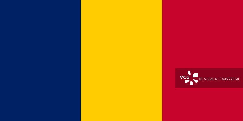 乍得的国旗图片素材