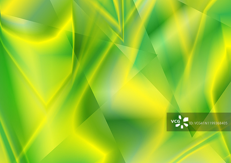 亮绿色抽象低多边形几何背景图片素材