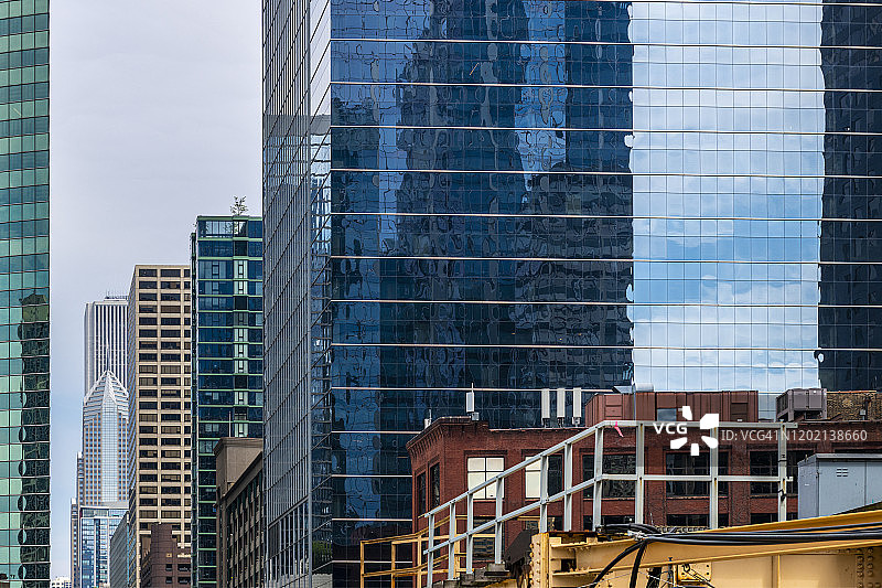 芝加哥的现代高楼大厦图片素材
