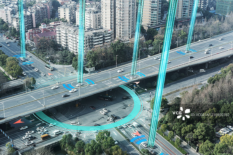 高速公路智能交通图片素材