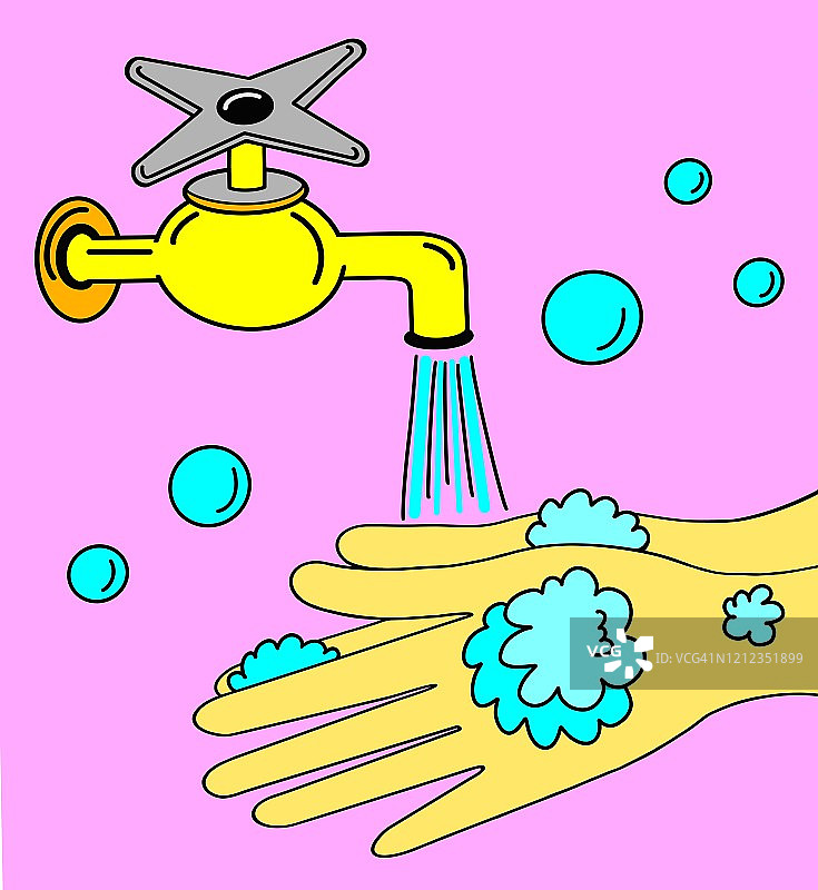 洗手，个人卫生图片素材