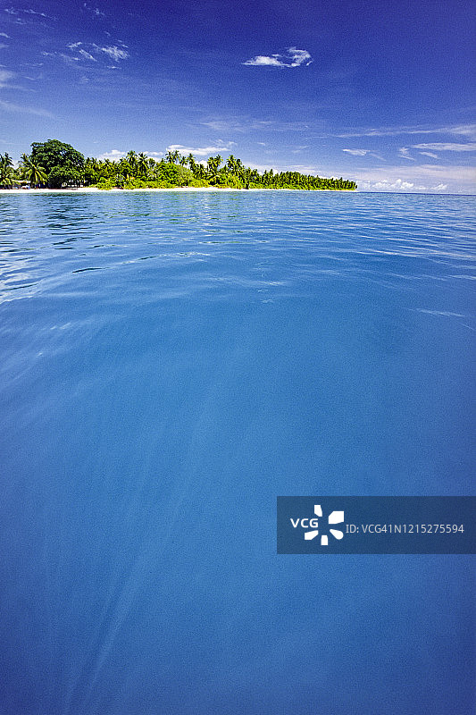 马尔代夫，印度洋上的一个岛屿图片素材