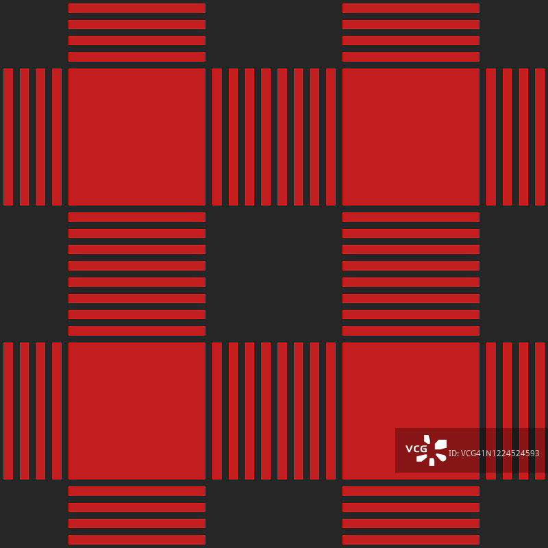 矢量模板红色格子无缝模式。纺织模板。图片素材