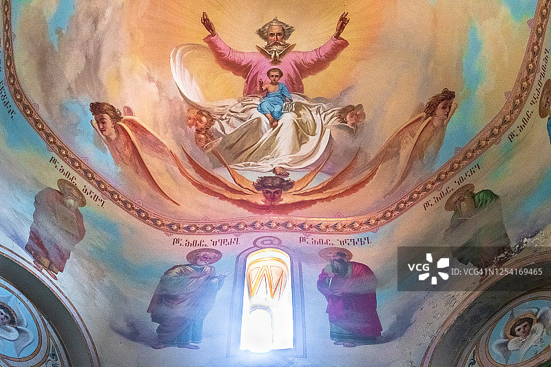 格鲁吉亚姆茨凯塔的希奥-姆格维梅修道院图片素材