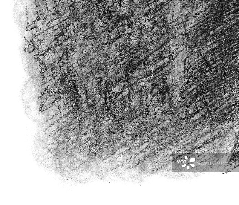 黑白单色铅笔素描线条艺术笔画纹理背景图片素材