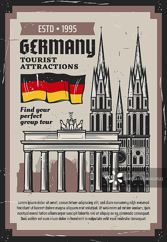德国旅游地标和旅游图片素材