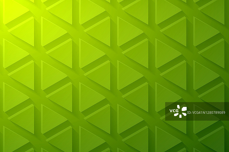 抽象的绿色背景-几何纹理图片素材