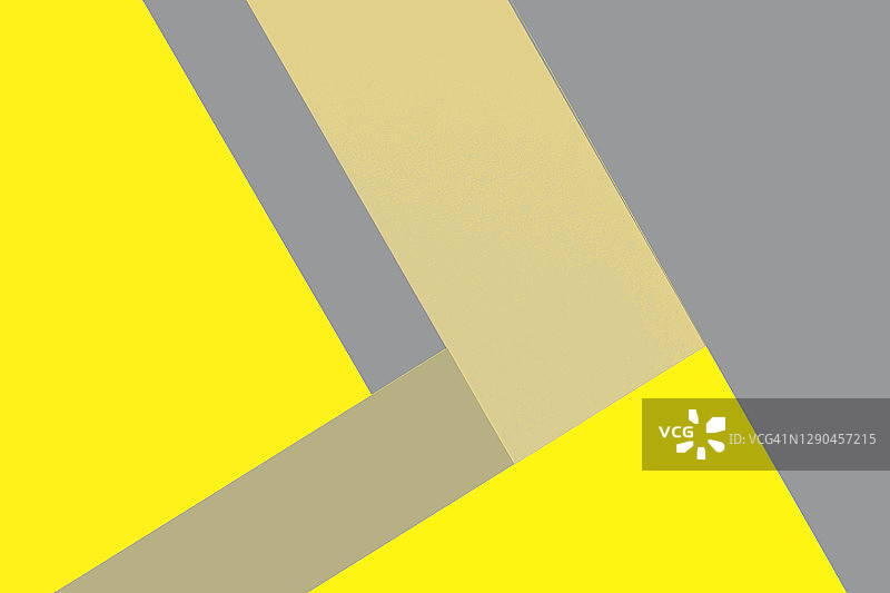 抽象几何明亮的照亮黄色和灰色的背景色。图片素材