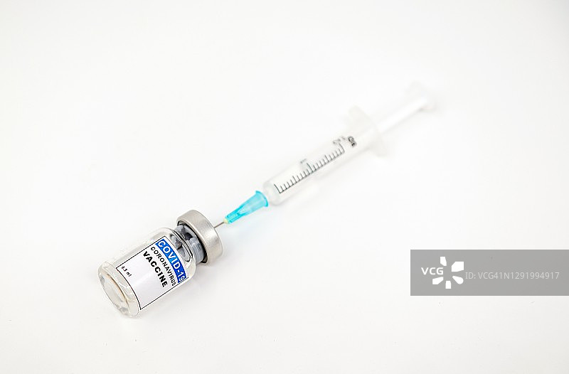 冠状病毒疫苗注射器图片素材