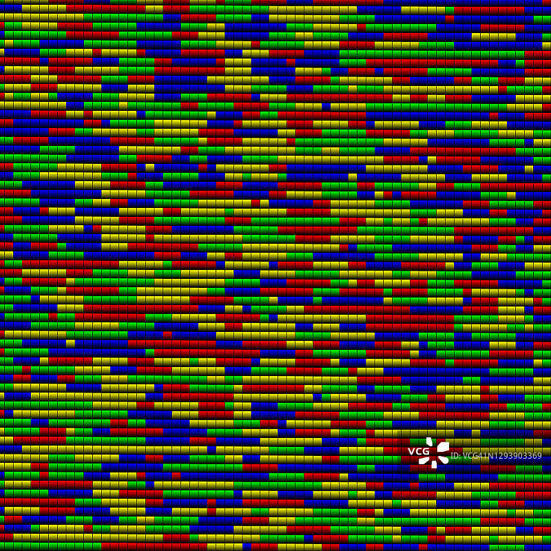 小的三维RGB点在矩阵模式图片素材