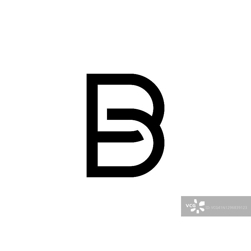 B字母标志图片素材