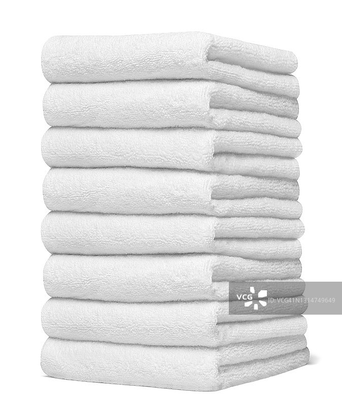 毛巾棉浴室白色温泉布纺织品图片素材