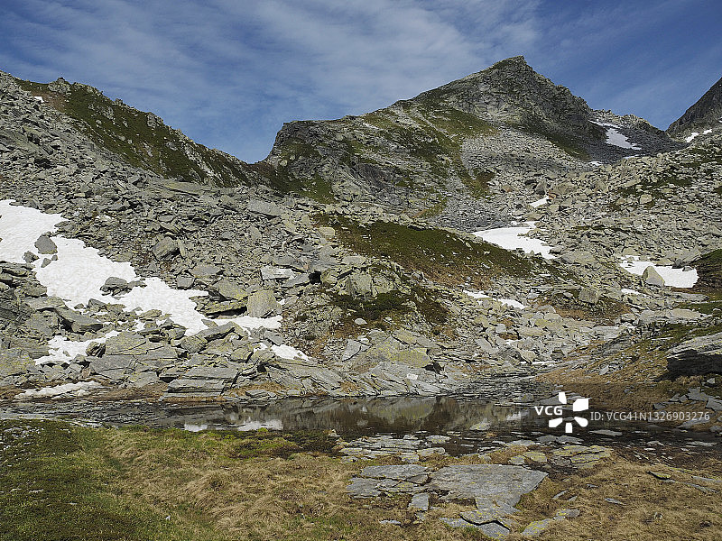 小阿尔卑斯塔附近博斯科古林，罗瓦纳山谷图片素材