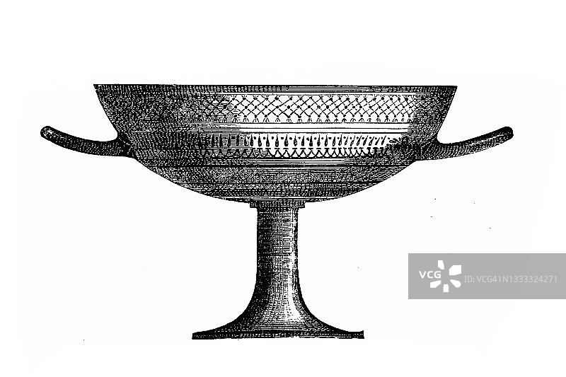 Arkesilas杯是拉科尼亚花瓶画家Arkesilas painter的一个kylix，花瓶就是他的名字。它描绘了克兰国(公元前550年)的国王阿尔克西拉奥斯二世(Arkesilaos II)，并以此命名，可追溯至约公元前565-560年。图片素材