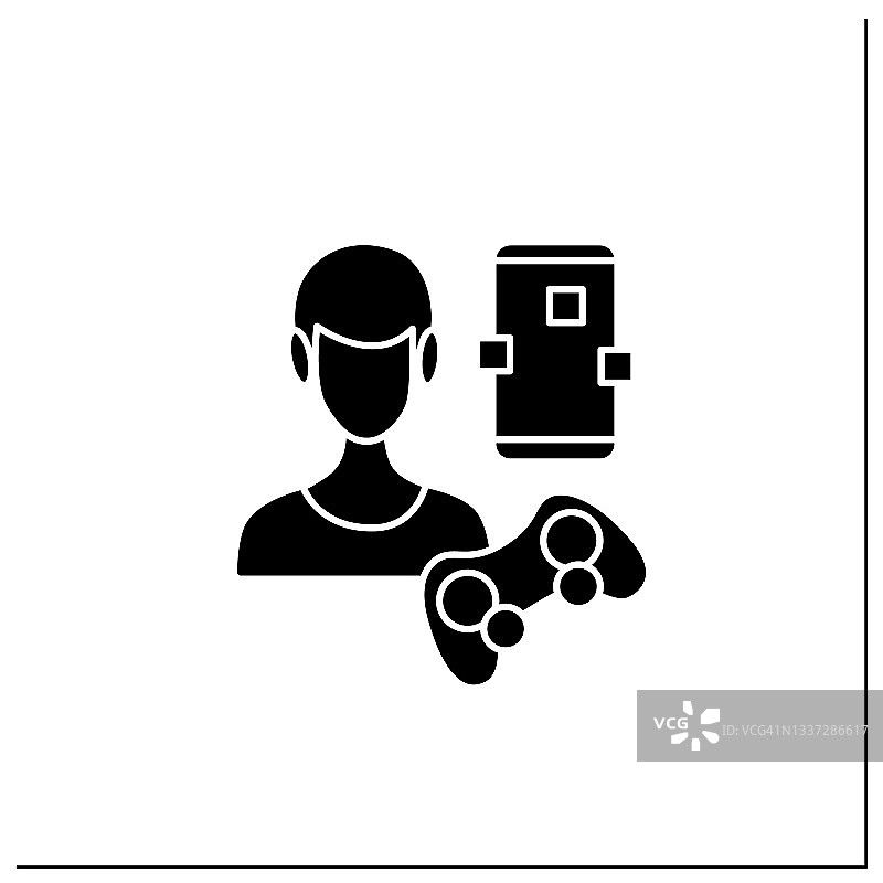 手机游戏字形图标图片素材