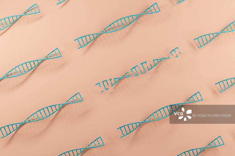 破损的遗传信息，DNA结构图片素材