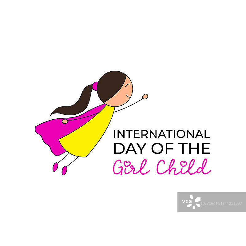 国际女童日标志图片素材