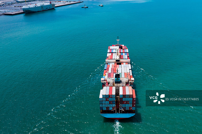 海运货物集装箱服务业务运输进出口国际海运图片素材