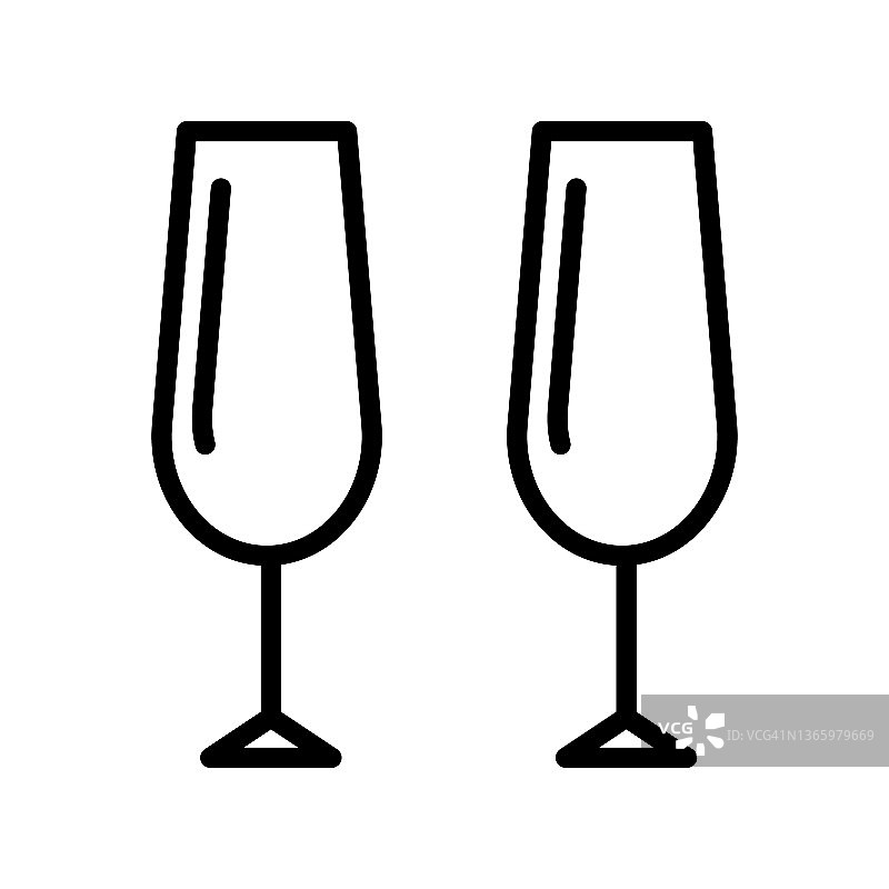 调酒师配件平线图标。酒保的东西，杯子，饮料。用于移动概念和网页设计、商店的大纲标识图片素材