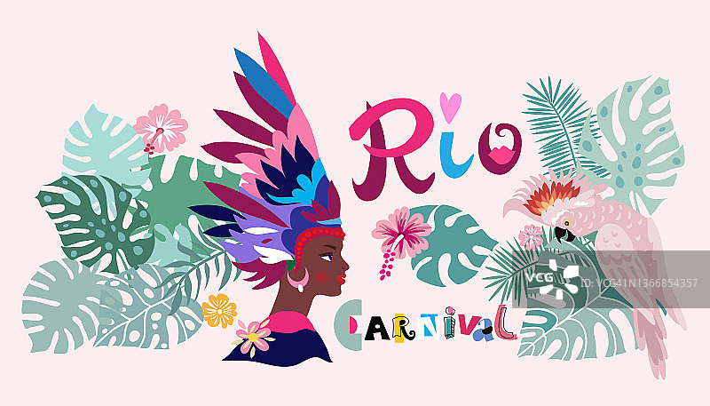 里约热内卢狂欢节横幅1图片素材