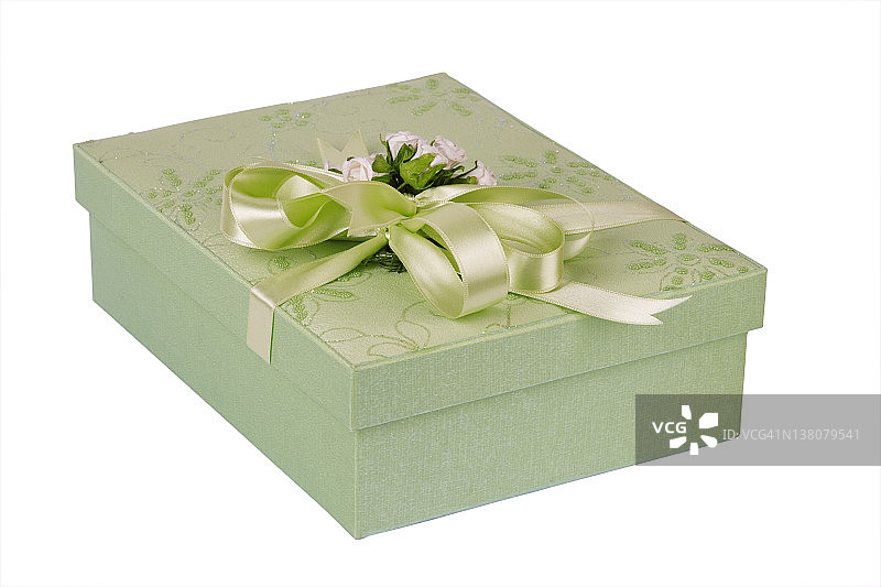 绿色的礼物盒图片素材