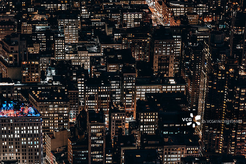 曼哈顿之夜/纽约图片素材