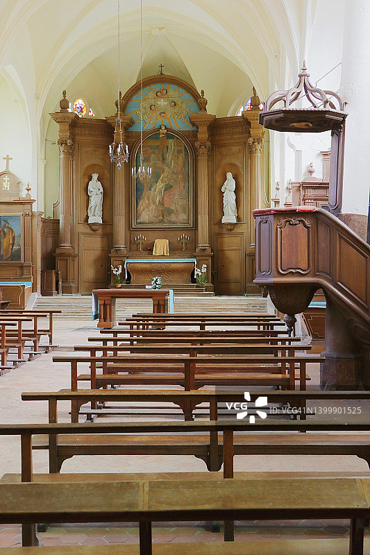 法国布兰迪·图尔斯教堂图片素材