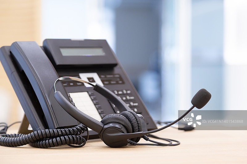 沟通支持，呼叫中心和客户服务帮助台。对于(呼叫中心)概念图片素材