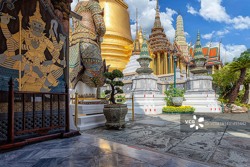 翡翠佛寺或佛寺，曼谷，泰国图片素材