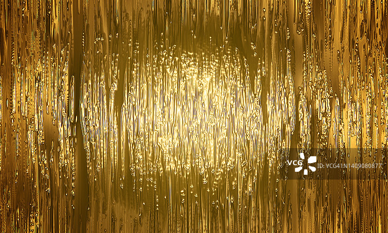 液体黄金喷泉简单的抽象背景图片素材