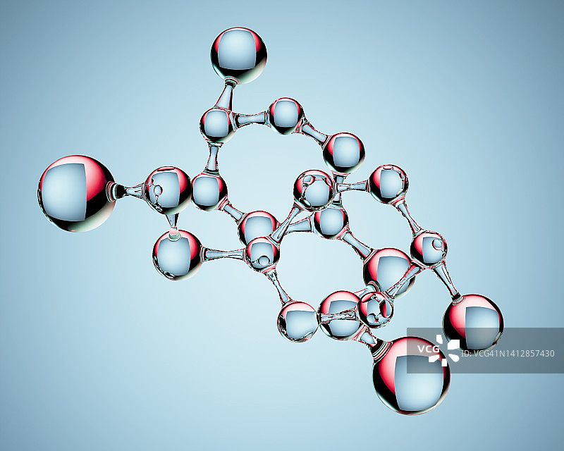 玻璃的分子结构图片素材