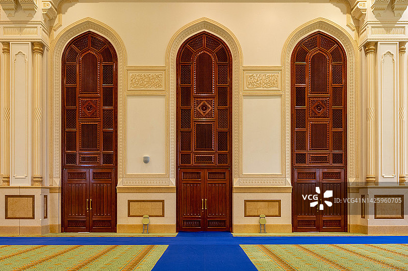 苏丹卡布斯清真寺，萨拉拉，阿曼图片素材