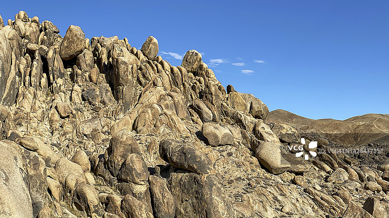 加州Lone Pine附近一个著名的岩层图片素材