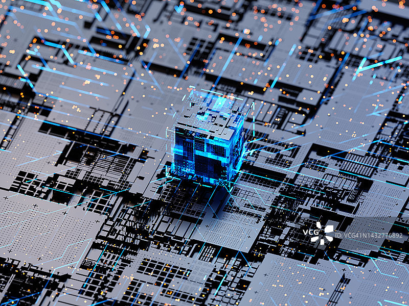CPU 5G电路板背景图片素材