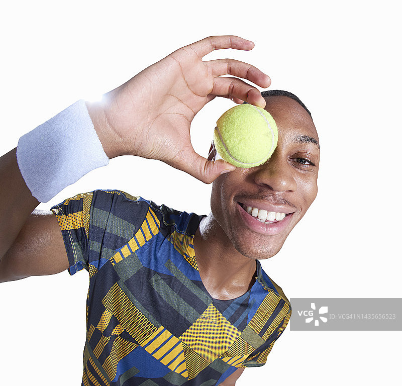拿着网球的网球运动员图片素材